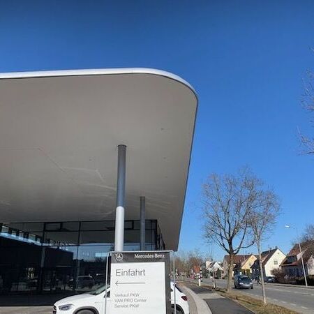 Rundecken für Dach Ausstellung Mercedes Ravensburg